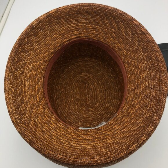 Vintage Betmar New York Straw Hat – Quiet Luxury Autumn Edit – Timeless Boutique - Picture 15 of 16